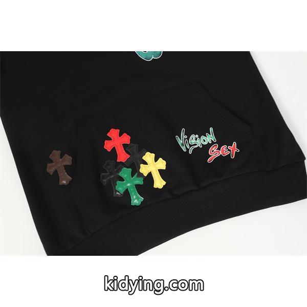 人気爆発！刺繍 ポップデザイン 2025秋冬対応 クロムハーツ コピー Chrome Hearts 上質素材 パーカー-8