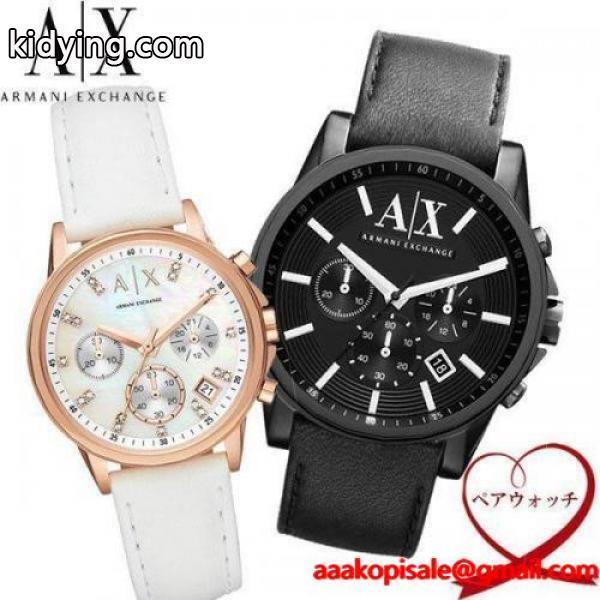 エントリーでP10倍 ARMANI EXCHANGE アルマーニエクスチェンジ ペアウォッチ 腕時計 クオーツ メンズ レディース AX2098 AX4364 2本セット :ax-pair10:腕時計 財布 バッグのCAMERON - 通販ショッピング-0