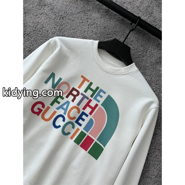 THE NORTH FACE コピー スウェット トレンド感 カラフル 高品質 GUCCIコラボ ノースフェイス-1