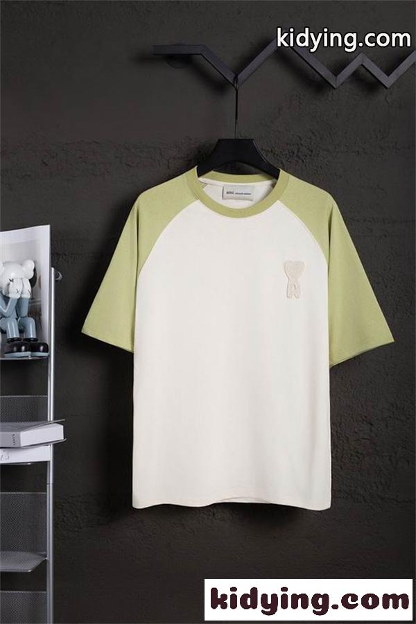 綿100% 2026年新品 アミ パリス tシャツコピー AMI PARIS 半袖個性的上質なアイテム-2