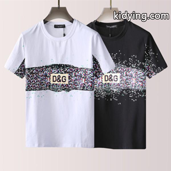 先行販売 2022年春夏 ドルガバ DOLCE&GABBANA 半袖Tシャツコピー 2色選択可 現代風のファッションセンス-0