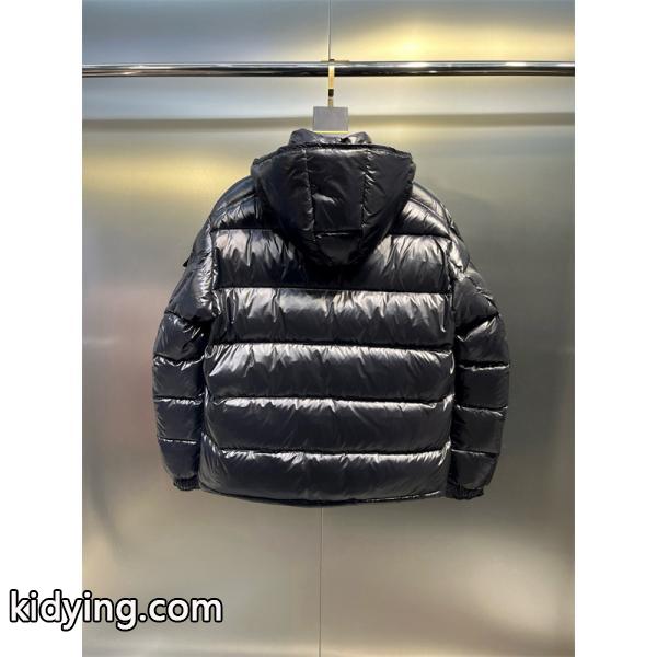 MONCLER ブラックダウン ミニマルロゴ 秋冬シャープ モンクレール スーパーコピージャケット ユニセックス-2