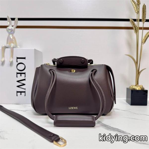 ロエベ コピー ハンモックバッグ ブラウン ショルダー トップハンドル スーパーコピー LOEWE-0