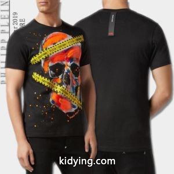 フィリッププレイン PHILIPP PLEIN 2019SSトレンドのチェック お目立ち度の高い新品 半袖Tシャツ_フィリッププレイン PHILIPP PLEIN_ブランド コピー 激安(日本最大級)-0