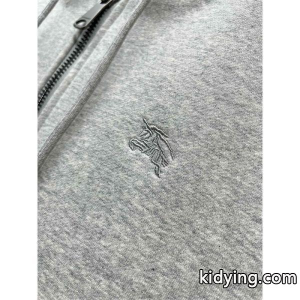 バーバリー Burberry スーパーコピー 軽暖 シンプル 洗練フォルム 秋冬ジップアップパーカー-3