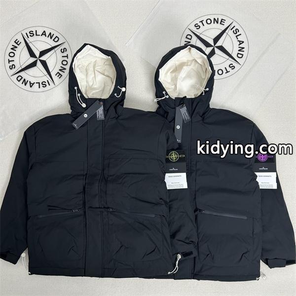 STONE ISLAND ストーンアイランド 偽物 2025秋冬 定番 ブラック 人気注目 保温力抜群 ダウンジャケット-0