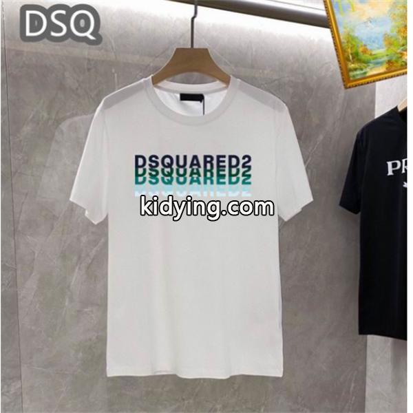 快適な着心地ディースクエアードメンズ半袖プリントTシャツ DSQUARED2 Tシャツ激安通販-0