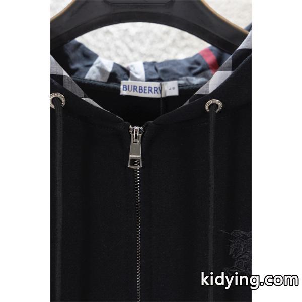 グレー落ち着き 秋冬大人気 バーバリー コピー フード ie スーパーコピークオリティ Burberry-1