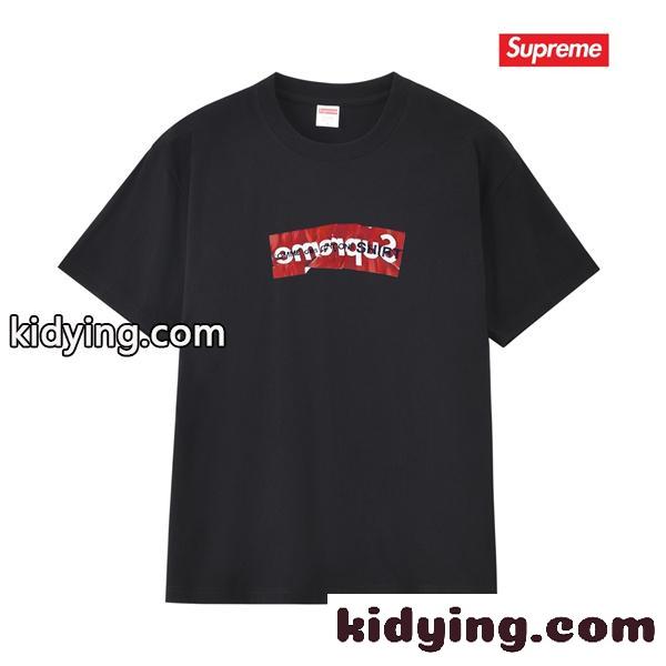 シンプルで洗練されたシュプリーム 激安 プリント半袖Ｔシャツ SUPREME インナートップス4色可選-4