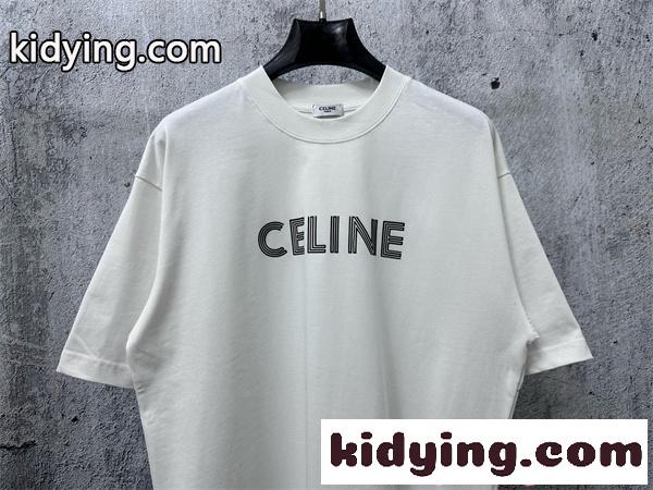 CELINE セリーヌ コピー 注目新作 半袖Tシャツ オーバーサイズ ストリート おすすめ 定番-5