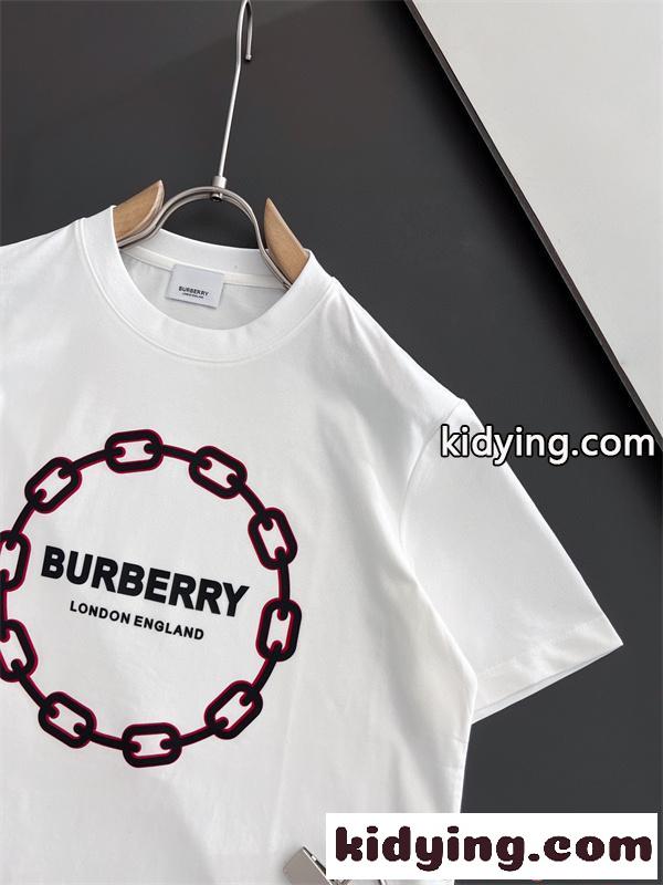 BURBERRY バーバリー コピー 注目沸騰 ホワイト  ストリート 半袖Tシャツ プレミアム おすすめ-2