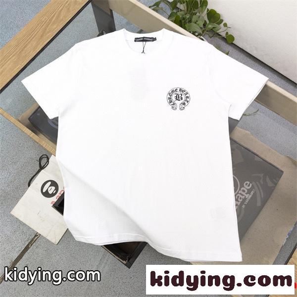 人気がますます人気 クロムハーツ CHROME HEARTS 半袖Tシャツ 男女兼用 カジュアルもある絶妙な雰囲気_クロムハーツ CHROME HEARTS_ブランド コピー 激安(日本最大級)-0
