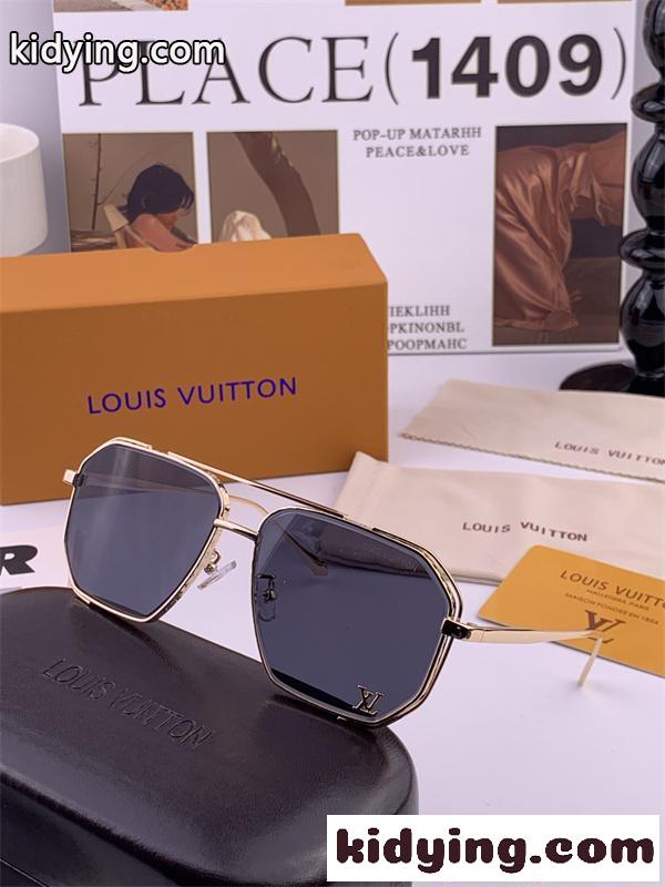 ルイヴィトン コピー Louis Vuitton 激安 サングラス メタルフレーム スクエア 華奢デザイン 上品 レディース UVカット 軽量-4
