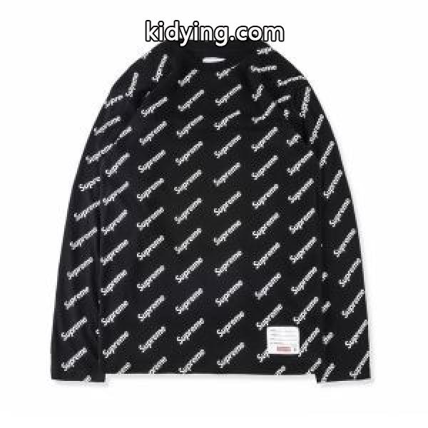 4色可選 長袖Tシャツ シュプリーム SUPREME めちゃくちゃお得 JA  Supreme 17FW week6 Logo 2017秋冬_長袖Tシャツ_メンズファッション_スーパーコピーブランド激安通販 専門店-0