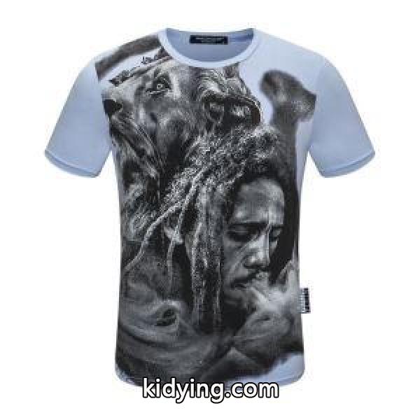 多色可選 ナチュラルコーデのコツ フィリッププレイン PHILIPP PLEIN 半袖Tシャツ ナチュラルスタイルに最適_フィリッププレイン PHILIPP PLEIN_ブランド コピー 激安(日本最大級)-2