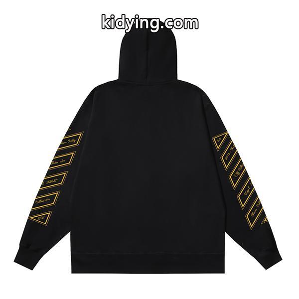 スポーティ映え Off-White オフホワイト コピー フルジップ パーカー 機能美 ストリート定番-2