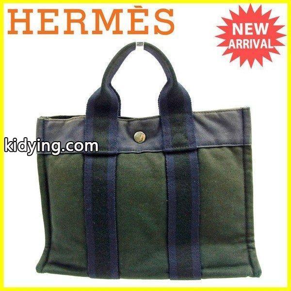 エルメス Hermes バッグ トートバッグ フールトゥ トートPM ブラック ネイビー レディース Bag 通販-0