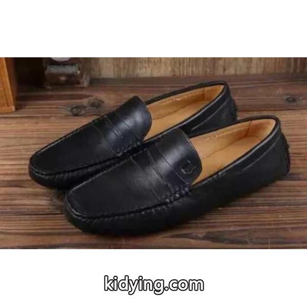 ハイクォリティ　TOD’S-トッズ　ロファー　フライト　シューズ　レザー　ブラック-0