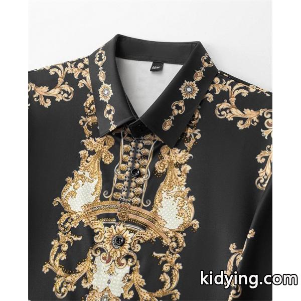 数量限定特売品 カジュアル2色可選 最落なし! 希少! VERSACE ヴェルサーチシャツコピー 激安(日本最大級)-5