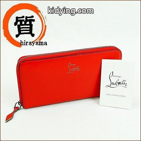 Christian Louboutin クリスチャンルブタン パネトーネ ラウンドファスナー長財布 レッド 通販-0