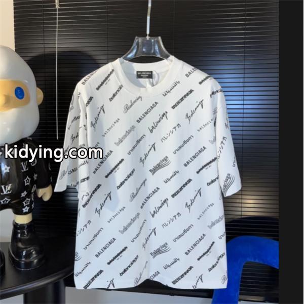 シンプルで合わせやすい BALENCIAGA バレンシアガ 半袖tシャツ 若く見える 幅広いコーデで活躍する-0