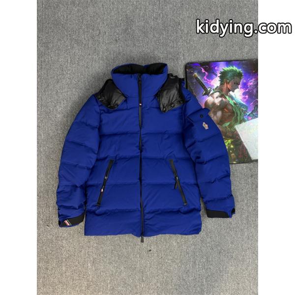 MONCLER モンクレール コピー 温かさ重視 ブルー ダウンジャケット 2026冬コーデ主役-1
