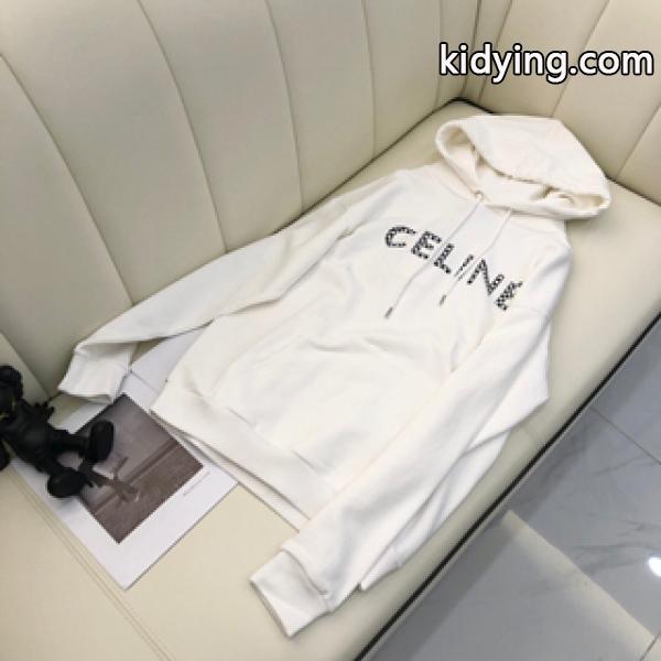 誰にでもフィットするCELINEセリーヌ スーパーコピー パーカー ロゴプリント 幅広いコーデで活躍-0