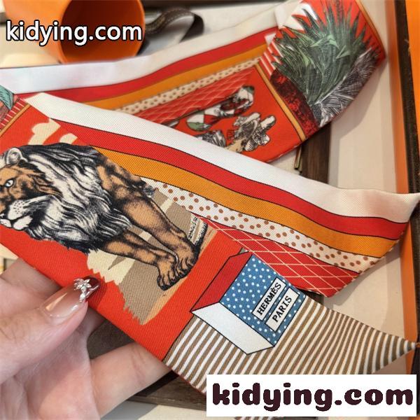 レディース スカーフ エルメス コピー 首巻き バッグアクセサリー ヘアアレンジ おしゃれ HERMES-3