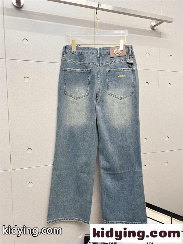 プレミアムデニム ストリートラグジュアリー 上質コレクション VERSACE ヴェルサーチ コピー デニムパンツ 定番アイテム-7