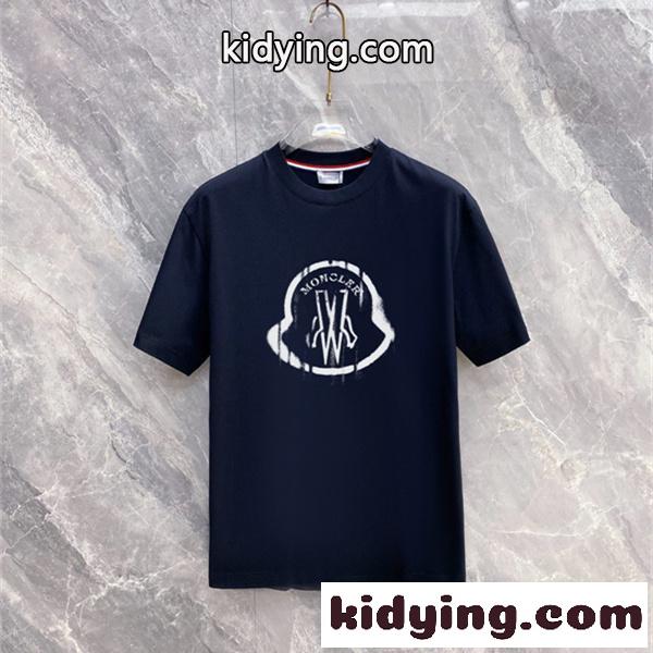 グラフィティ風ロゴ MONCLER モンクレール コピー 半袖Tシャツ ドリッピングプリント コーデ映え ホットセレクト-0
