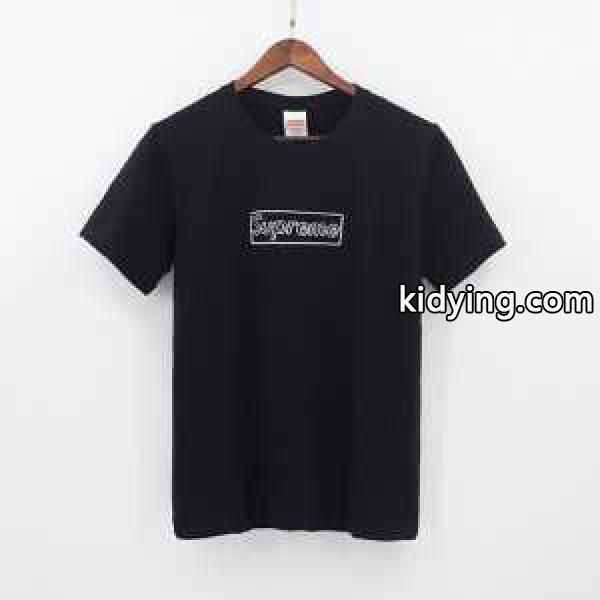 半袖Tシャツ 2色可選 SUPREME×KAWS BOX LOGO モデル大絶賛♪ 17SS _半袖Tシャツ_メンズファッション_スーパーコピーブランド激安通販 専門店-0