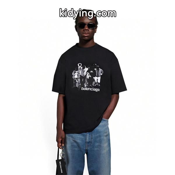 バレンシアガ BALENCIAGA 半袖Tシャツ 多色可選 今期のトレンド定番アイテム トレンド商品_半袖Tシャツ_メンズファッション_スーパーコピーブランド激安通販 専門店-0