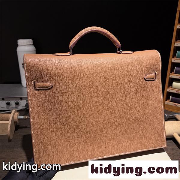 メンズ向けケリーブリーフケース☆エルメスビジネスバッグコピーHermès 2026新作-4