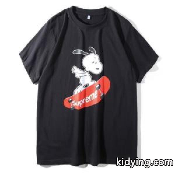 人気雑誌掲載 2018春夏新作 半袖Tシャツ カジュアル シュプリーム SUPREME 2色可選_半袖Tシャツ_メンズファッション_スーパーコピーブランド激安通販 専門店-0