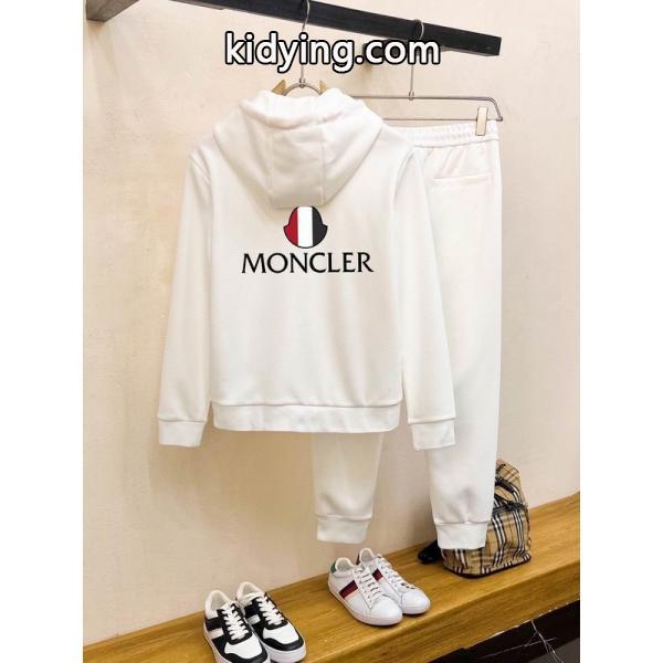 洗練された印象MONCLERモンクレールセットアップ偽物メンズブラックのフード付きスーパーコピーブランド激安通販 専門店-4