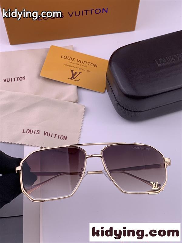 激安 サングラス メタルフレーム スクエア 高級感 メンズ レディース Louis Vuitton UVカット 軽量 ルイヴィトン コピー-2