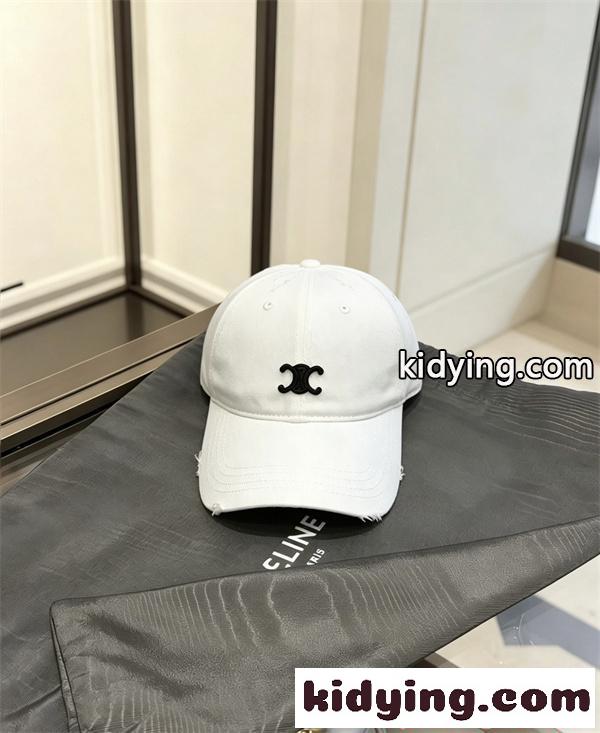 セリーヌ コピー ベースボールキャップ 刺繍ロゴ サイズ調整可能 CELINE ユニセックス-1