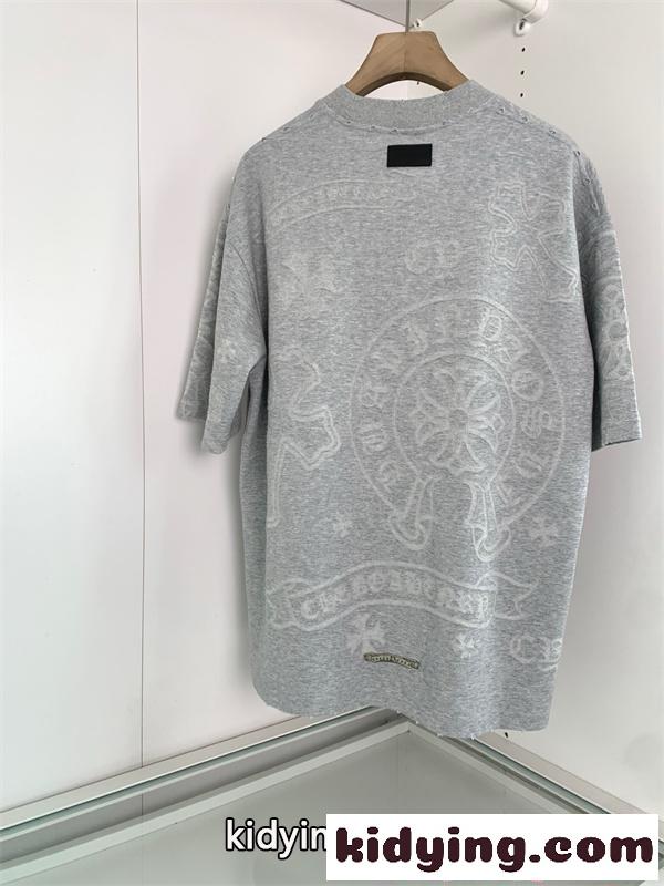&人気&クロムハーツtシャツコピーグレー色 CHROME HEARTS 激安エレガント上品-1