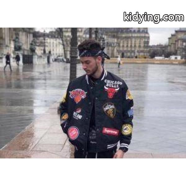 大人気SUPREMEコピーシュプリーム×NIKE 18SS NBA Teams Warm-Up Jacketジャケットブラック、ブルー、ホワイト-3