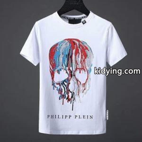 大好評PHILIPP PLEIN Tシャツ\半袖2色可選乾きやすい 2018春夏新作 フィリッププレイン_フィリッププレイン PHILIPP PLEIN_ブランド コピー 激安(日本最大級)-1