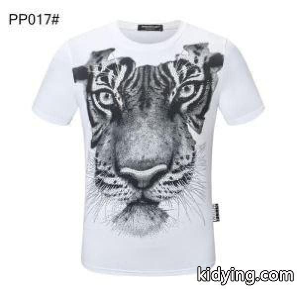 さりげなく華やかに 多色可選 フィリッププレイン PHILIPP PLEIN コーデに新しさが混在する 半袖Tシャツ_フィリッププレイン PHILIPP PLEIN_ブランド コピー 激安(日本最大級)-1