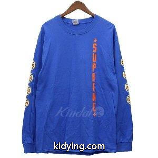 Supreme×Independent 2012SS　プリント　ロンT　Tシャツ ブルー サイズ：L (三軒茶屋店) 180612 :584518001306:カインドオル - 通販ショッピング-0