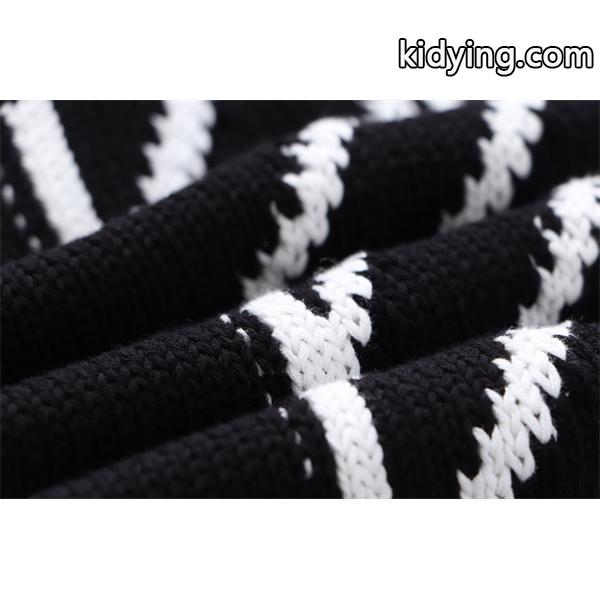 ブラック × ホワイト セーター オフホワイト Off-White スーパーコピー 2025秋冬 限定入手 デザイン性豊か 秋冬コーデ-4
