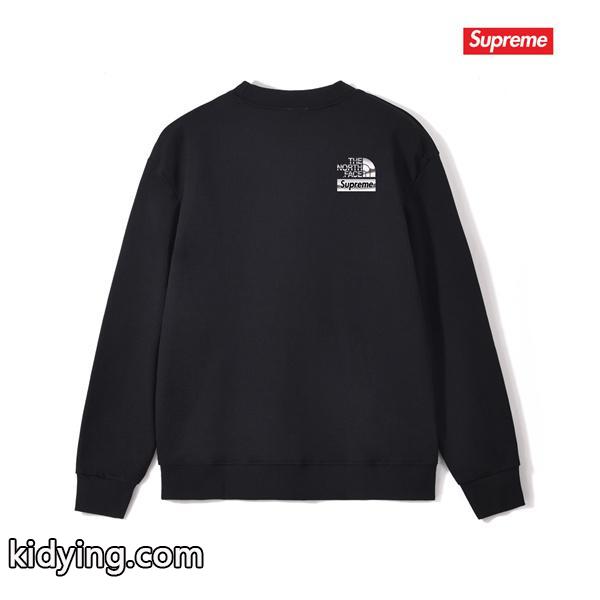 保温性抜群 カジュアル ブラック コラボ SUPREME シュプリーム スーパーコピー スウェット-1