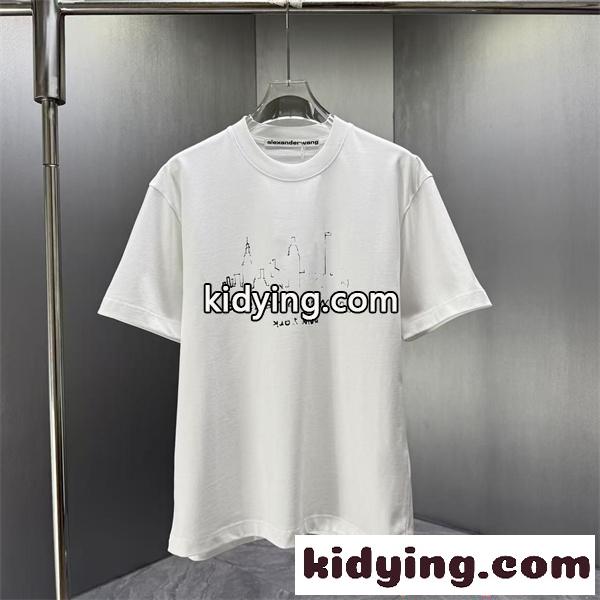 プリント Tシャツ アートデザイン モード系 個性派 Alexander wang ストリート アレキサンダーワン コピー-1