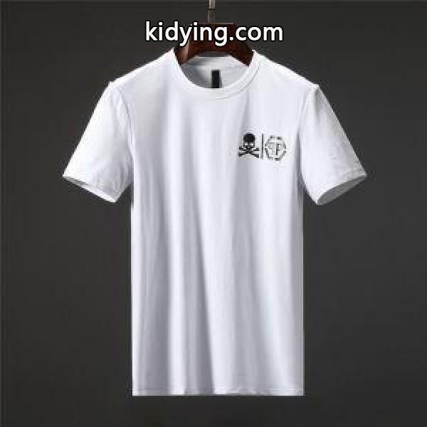 トップスからチラ見える安心 Tシャツ/ティーシャツ 2色可選フィリッププレイン春夏新作も続々登場! PHILIPP PLEIN_フィリッププレイン PHILIPP PLEIN_ブランド コピー 激安(日本最大級)-0