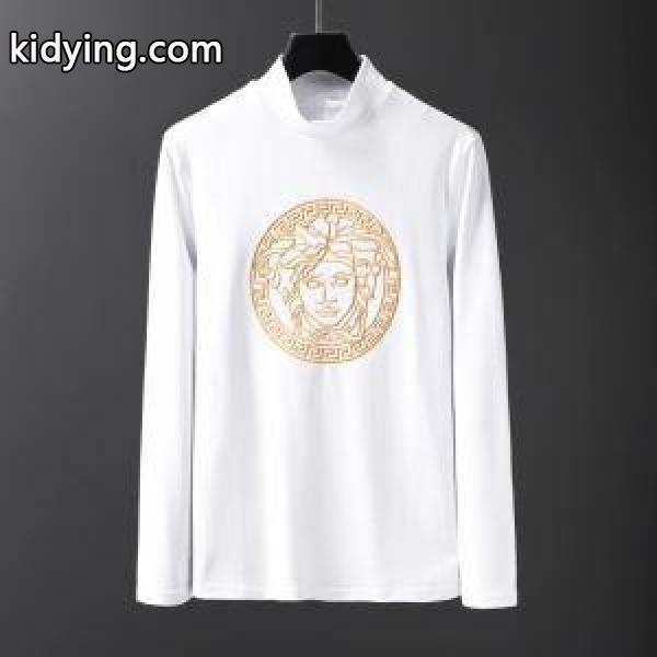2019秋冬におしゃれな着こなし ヴェルサーチ VERSACE 長袖Tシャツ 2色可選 冬ファッションの定番_ヴェルサーチ VERSACE_ブランド コピー 激安(日本最大級)-1