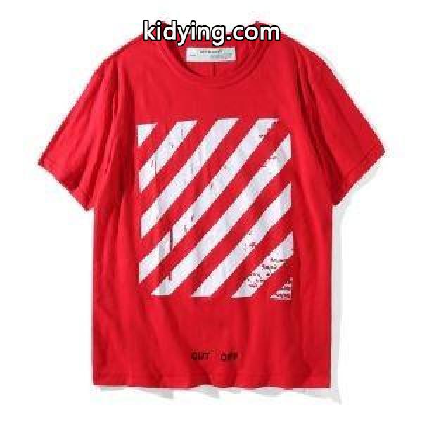 爆買い新作登場Off-Whiteオフホワイトコピー人気 Tシャツ クルーネック半袖Tシャツ tシャツ通販品 ブラック ホワイト 赤色-0