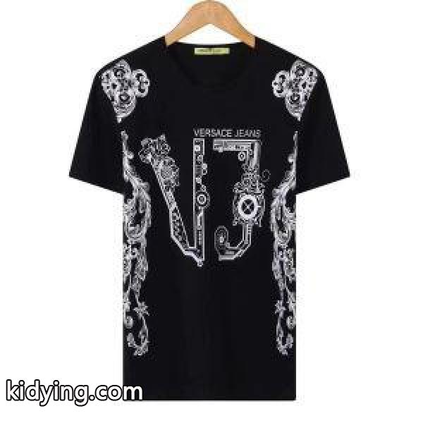 超目玉人気通販品VERSACEヴェルサーチTシャツコピーVERSACEお買い得新作メンズクルーネック半袖-1