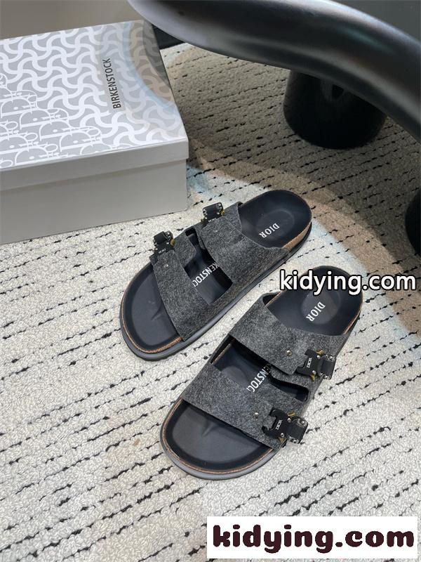 Dior×BIRKENSTOCK Savoir-Faire.Tokioディオールサンダルコピー大人気 ブラック コーデ 激安-5